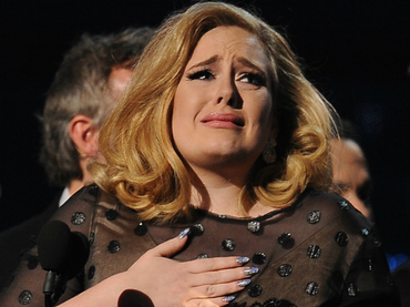 adele llorando